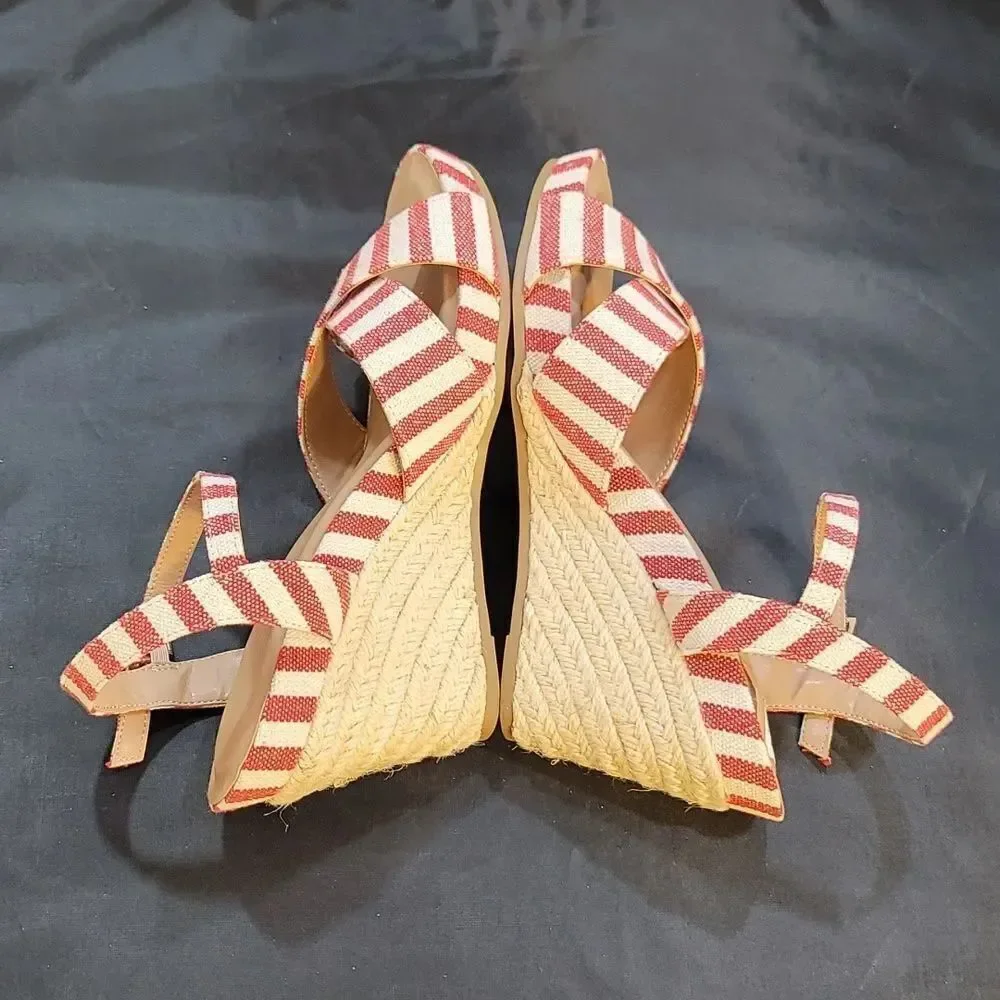 BRAND NEW AEROSOLES WOMEN'S PASTEL WEDGE SANDAL